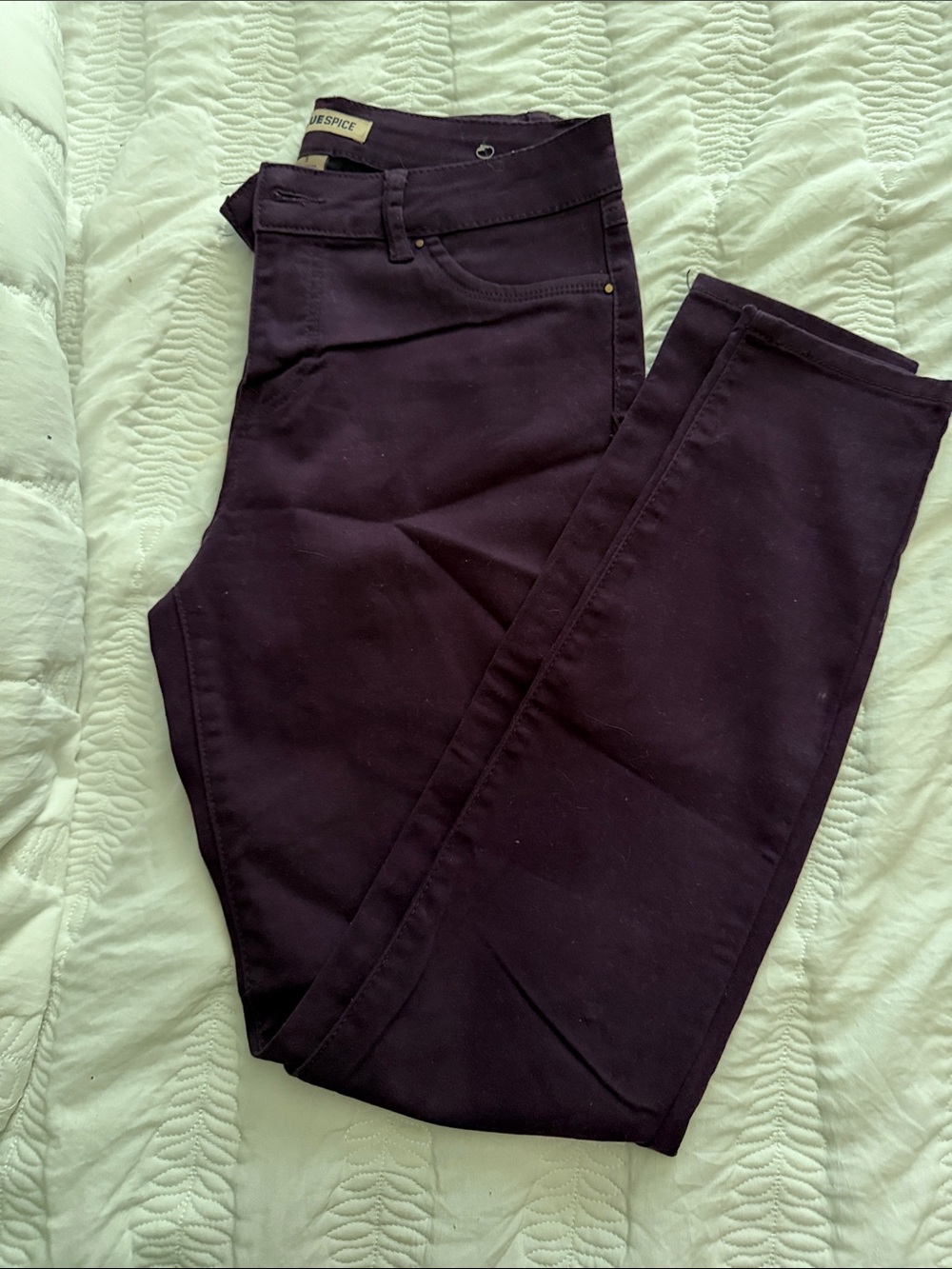 Dark Plum Skinny Jeans